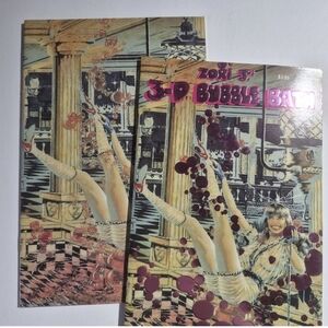 3-D Bubble Bath Comic Book with Retro Design
